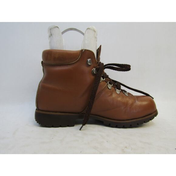 PMS Mens Size 6.5 Brown Leather Lace Up Mountaineering Hiking Boots main image 5